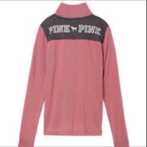 VS Pink *XS* logo quarter zip